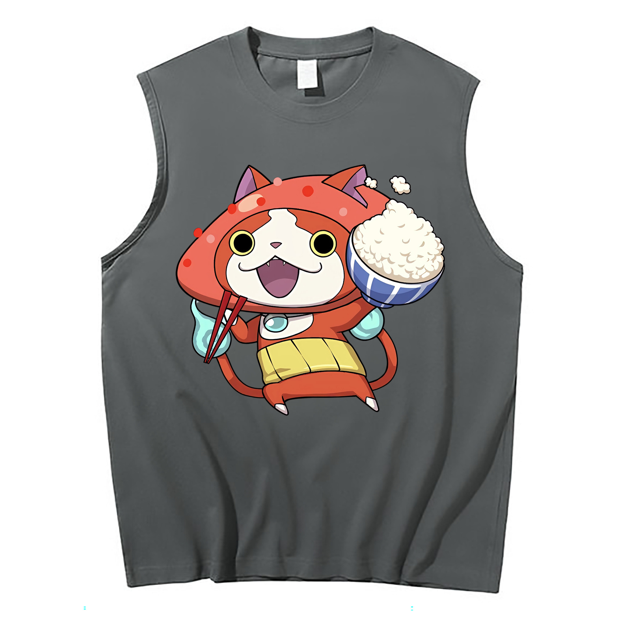 （画像用） 妖怪ウォッチ Yo-kai Watch コットン100％タンクトップ（フロントプリント）